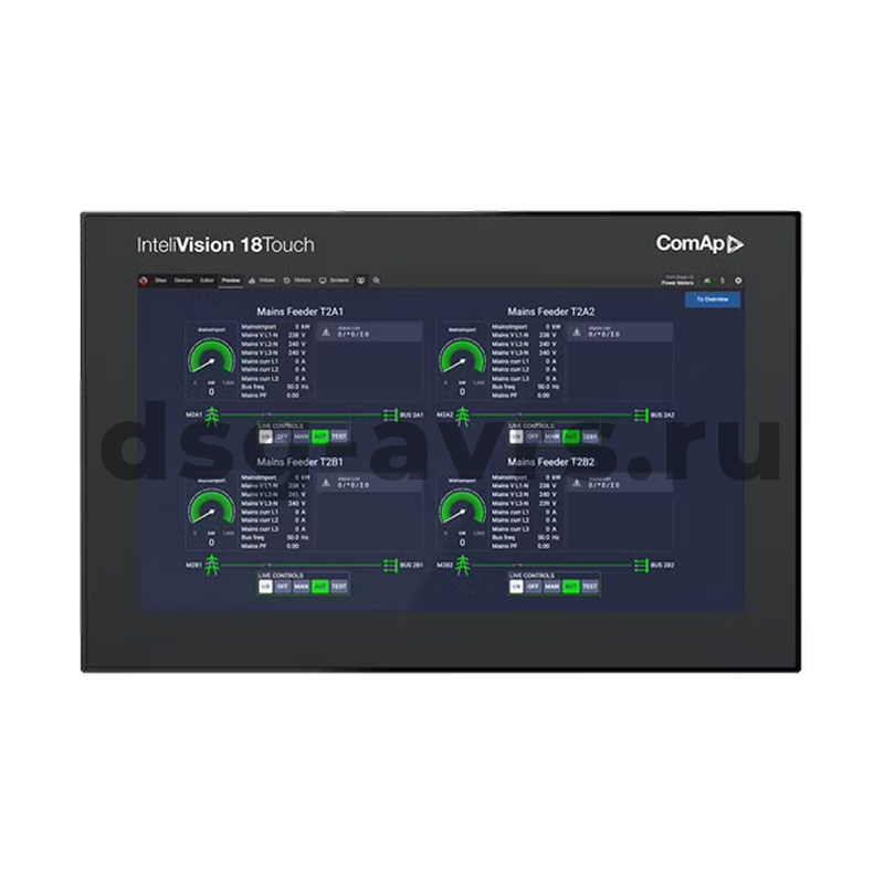 Промышленная панель оператора ComAp InteliVision 18 Touch